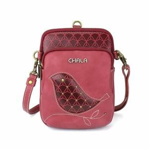 Uni Cellphone Xbody - Rfid Protected Faux Leather Crossbody Bag With :)